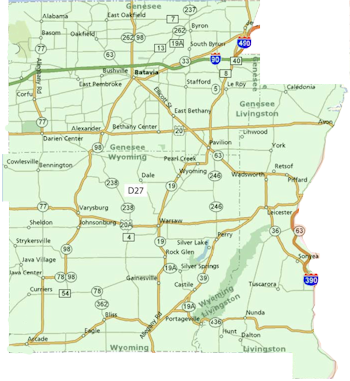 Rochester Alanon District 27 Map