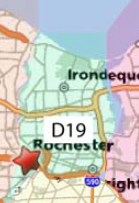 Rochester Alanon District 19 Map
